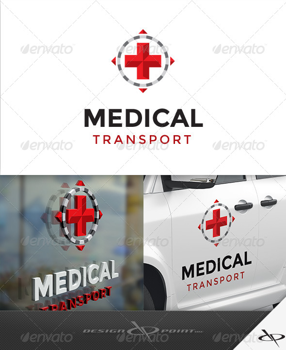 Medical Transport Logo by designpoint GraphicRiver